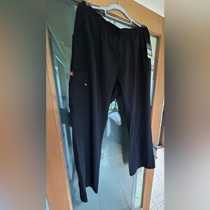 NWT. Dickies cargo scrub pants with pockets. Xtreme stretch